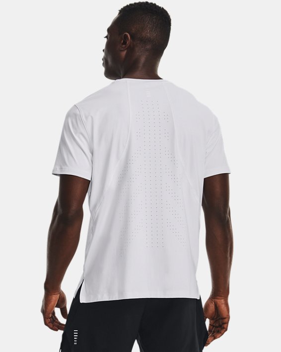 남성 UA 아이소-칠 런 레이저 티셔츠 in White image number 3